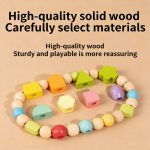 Montessori Cylinder Set – Wooden Geometric Shape Learning Toy, suitable for early childhood education