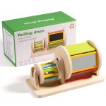Montessori Fabric Drum – Sensory Touch & Texture Learning Toy