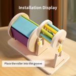 Montessori Fabric Drum – Sensory Touch & Texture Learning Toy