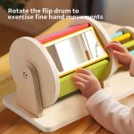 Montessori Fabric Drum – Sensory Touch & Texture Learning Toy