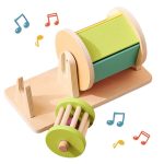 Montessori Fabric Drum – Sensory Touch & Texture Learning Toy