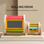Montessori Fabric Drum – Sensory Touch & Texture Learning Toy
