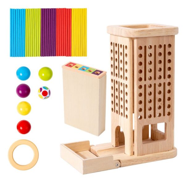 Montessori Rod Set - Wooden Length Comparison Learning Toy