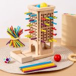 Montessori Rod Set - Wooden Length Comparison Learning Toy
