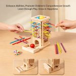 Montessori Rod Set - Wooden Length Comparison Learning Toy