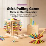 Montessori Rod Set - Wooden Length Comparison Learning Toy