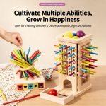 Montessori Rod Set - Wooden Length Comparison Learning Toy